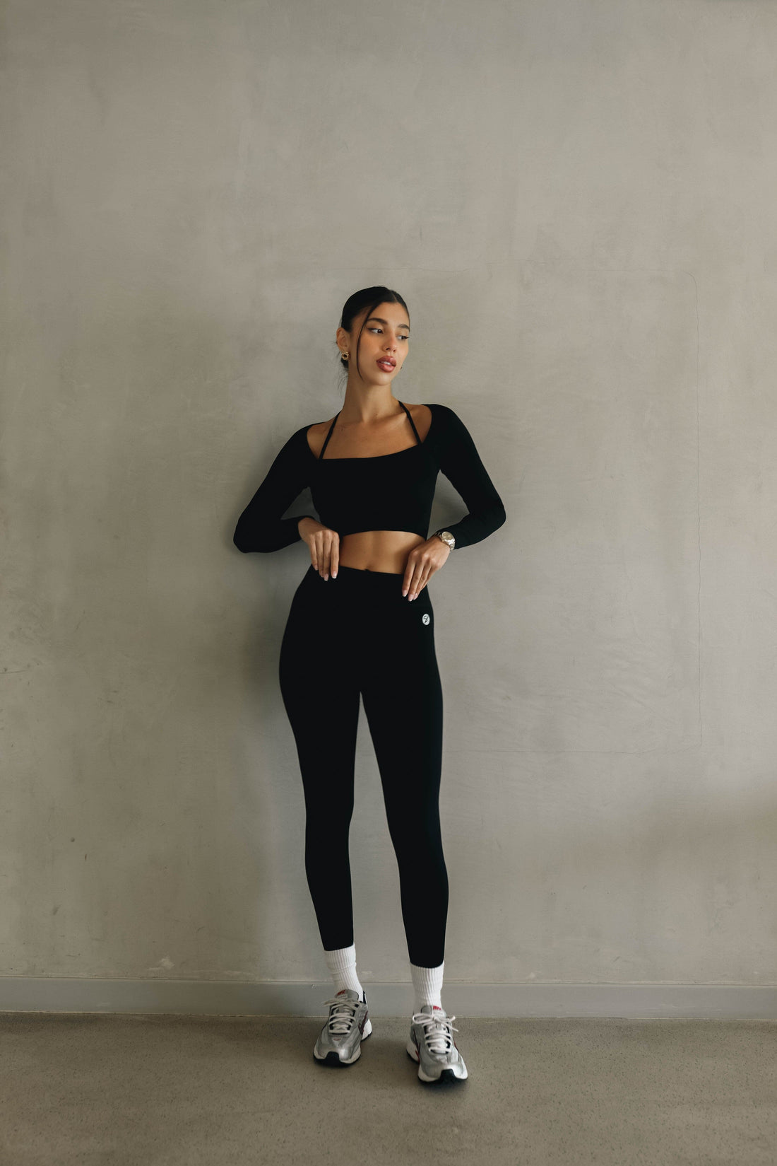 Luna Cropped Long Sleeve Shirt