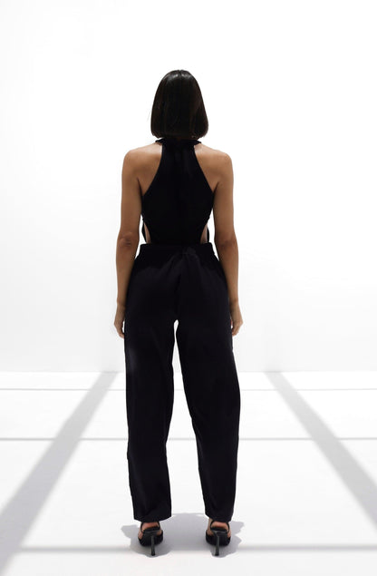 High Neck, Cut Out Farrah Jumpsuit