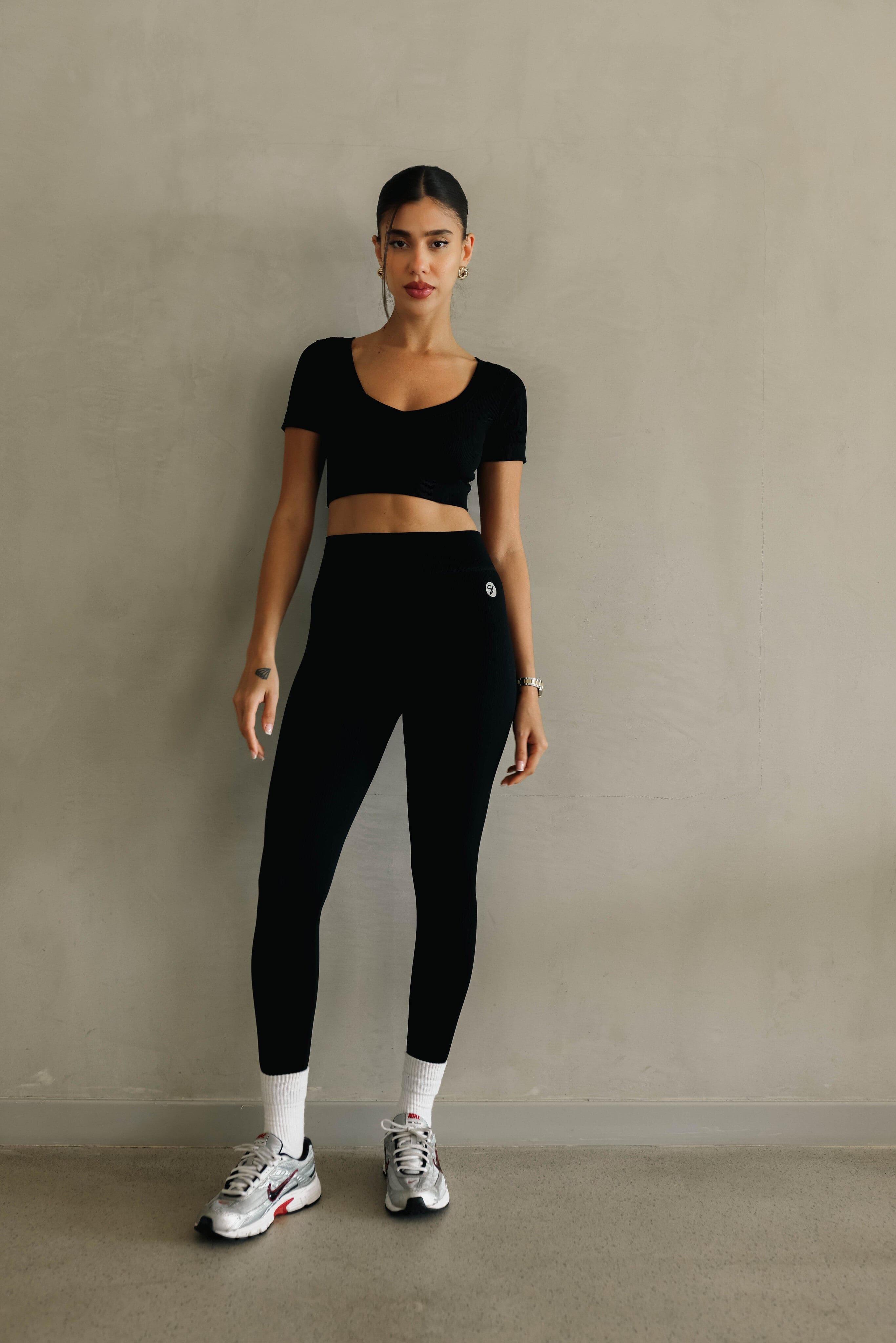 Lia Cropped Short  Sleeve Shirt