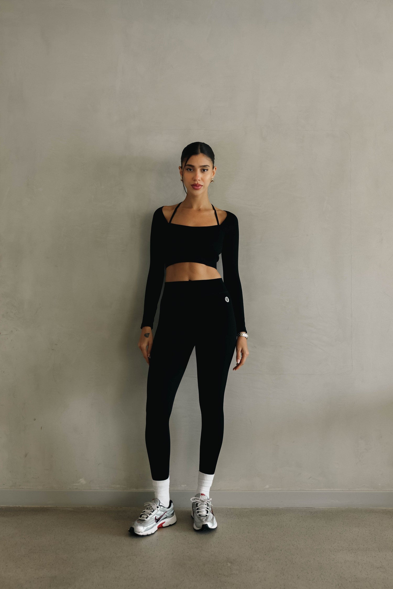 Luna Cropped Long Sleeve Shirt